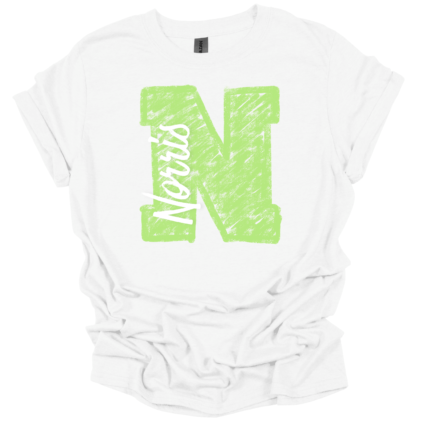 Chalk Norris N Ver. 2 T-Shirt | Youth & Adult